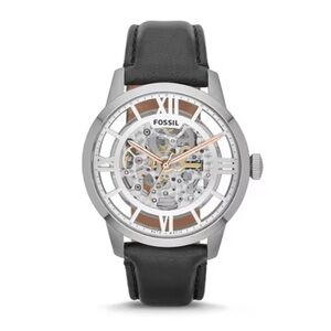 Fossil Men's Skeleton Dial Gents Fossil Townsman Watch Collection. Model: ME3041